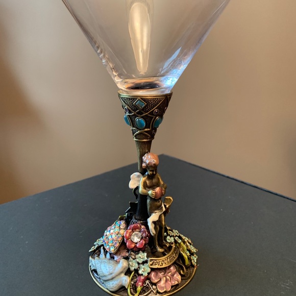Kirks Folly forget-me-not angel gem-studded goblet. Rare, collectible.❣️ - Picture 9 of 12